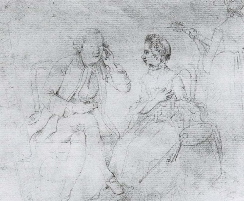 Nathaniel Dance Joshua Reynolds und Angelika Kauffmann